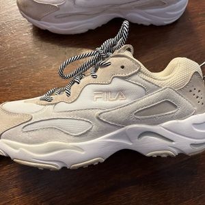 COPY - Tan and white Filas